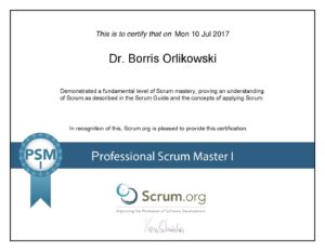 Orlikowski-Zertifikat-Scrum Master 1